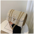 Woven Daisy Chain Crossbody Bag - Versatile Summer Shoulder Purse - Image 2