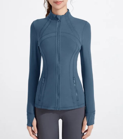 Workout Long Sleeve Zipper Jacket