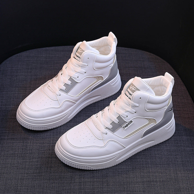 High-Top Women's Shoes - New Versatile Breathable Models