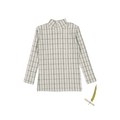 The Printed Turtleneck - Sage Check