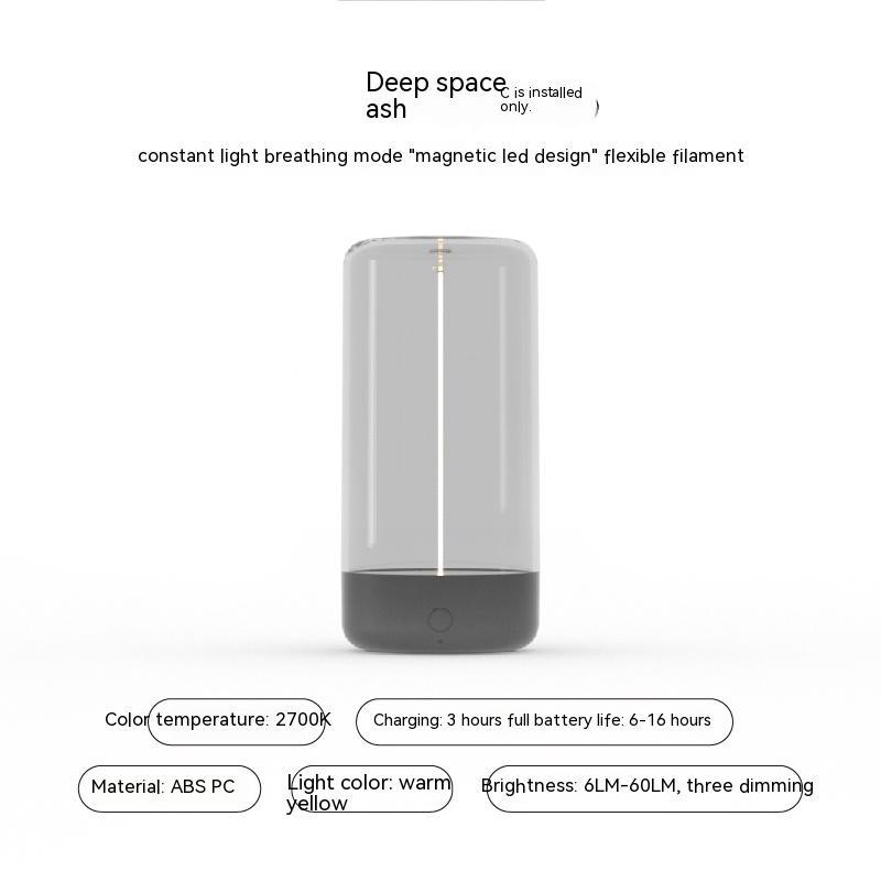 Modern Rechargeable LED Atmosphere Light - Portable Warm Glow Lamp