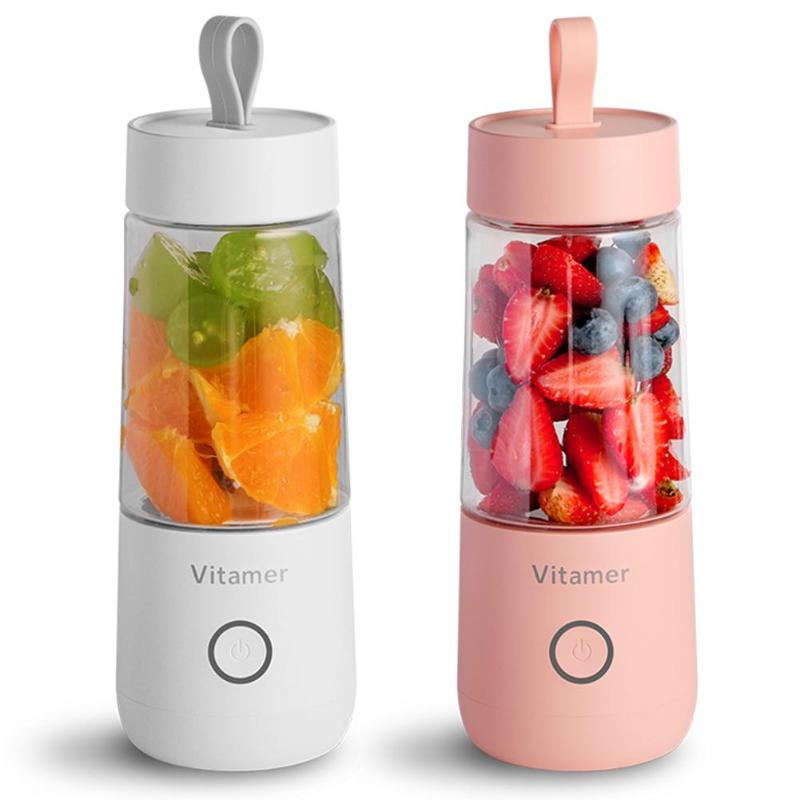 Portable USB Rechargeable Electric Smoothie Blender & Juicer Cup