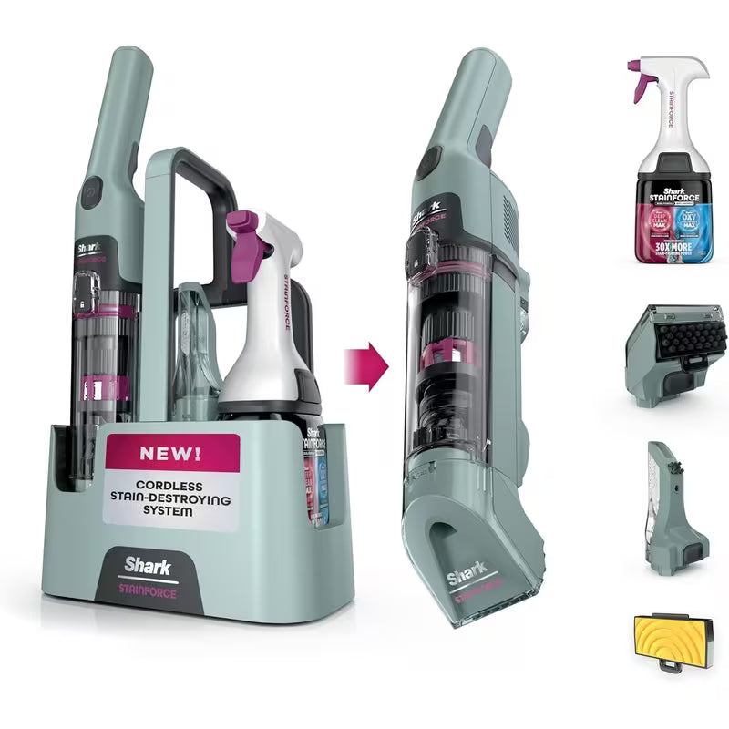 Cordless Portable Spot and Stain Cleaner with Storage Caddy HX101