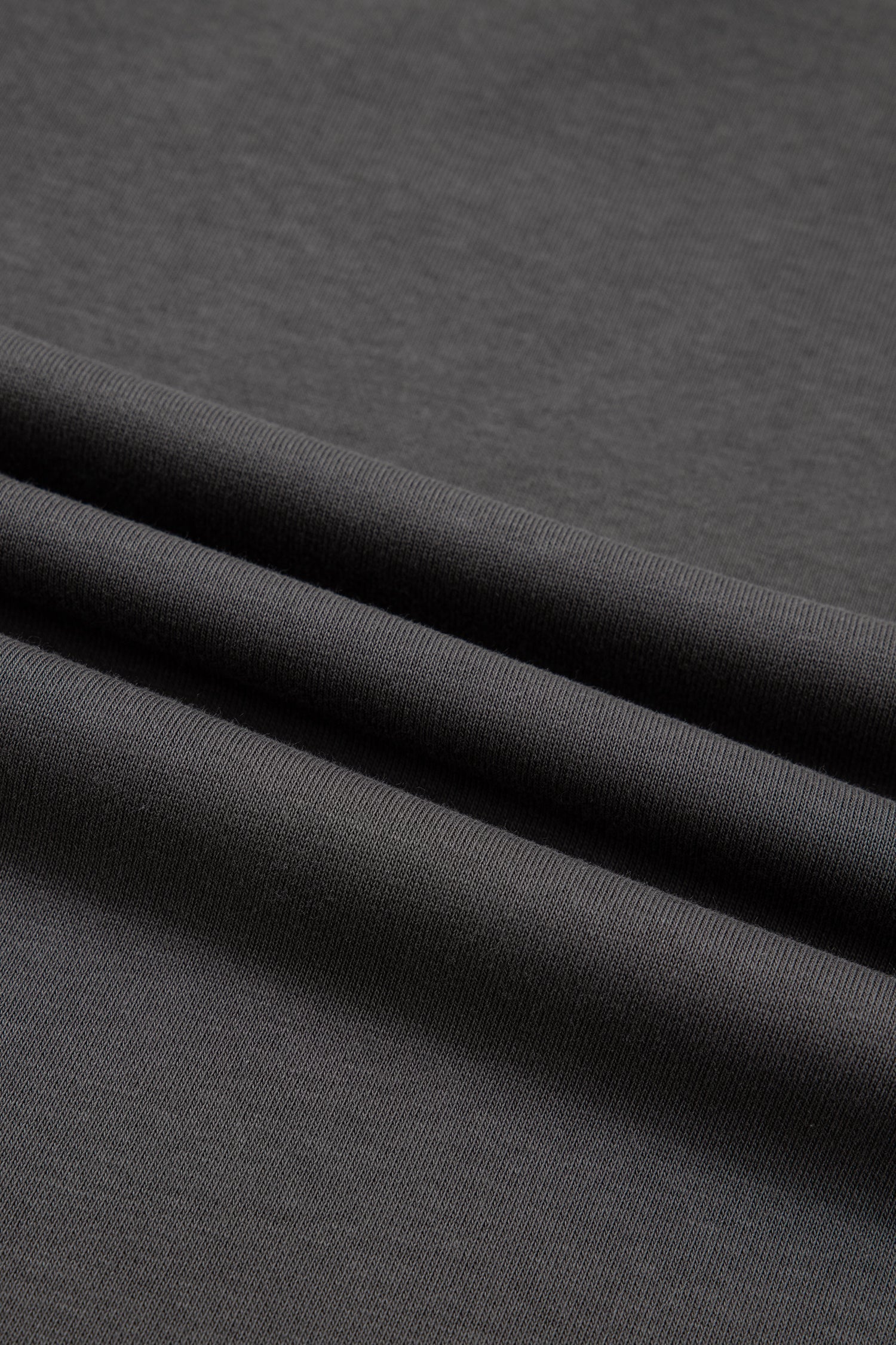 Colorblock Denim Patchwork Polo T-Shirt Dress in Charcoal Blue