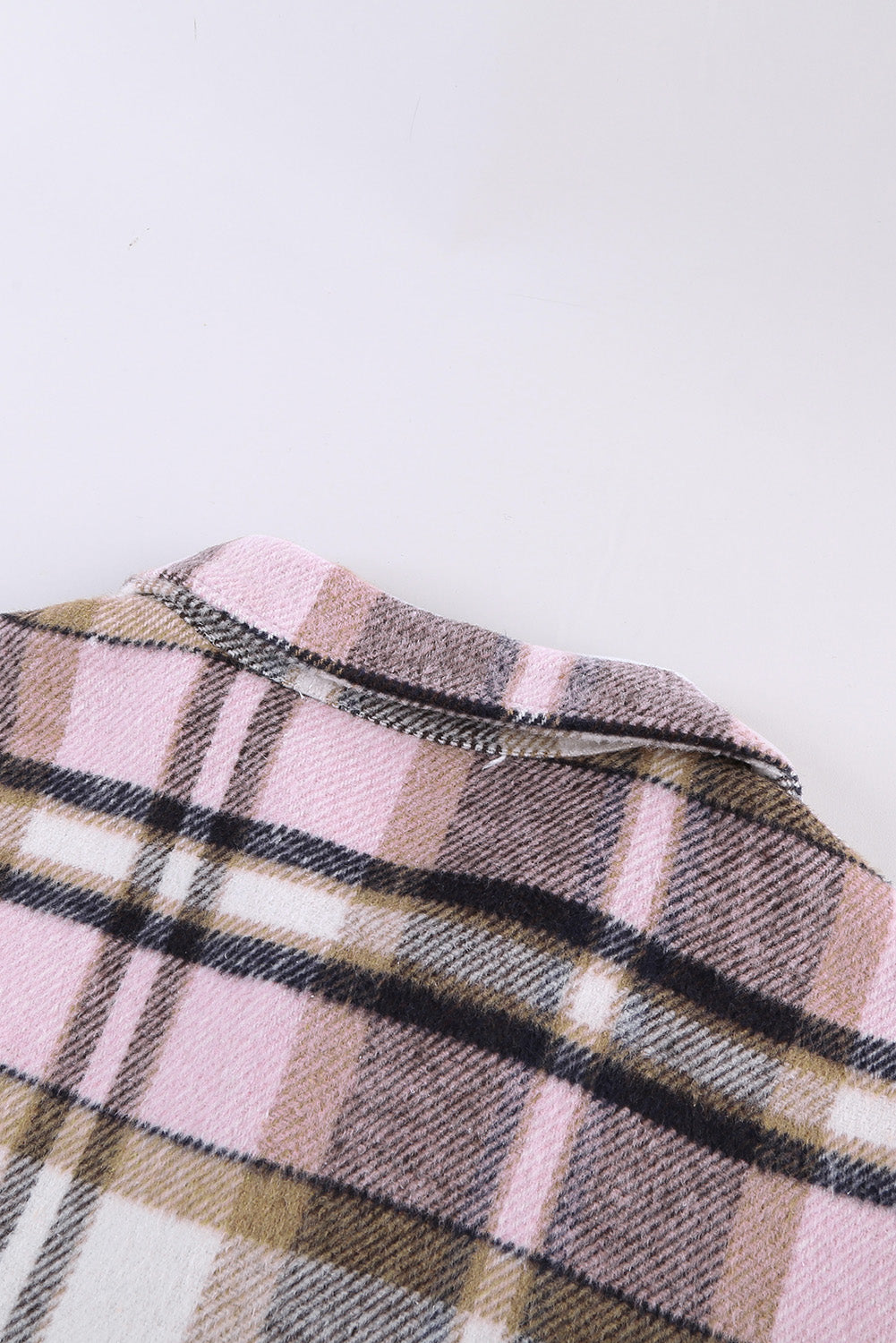 Brown Plaid Flannel Shacket | Button-Up Long Sleeve