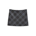 High Waisted Plaid Woolen Mini Pencil Skirt for Women - Image 5