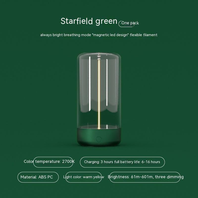 Modern Rechargeable LED Atmosphere Light - Portable Warm Glow Lamp