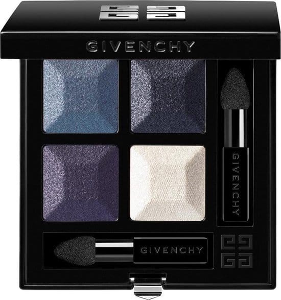 Givenchy Prisme Quatuor 4 Colors Eyeshadow Palette in #2 Ecume featuring blue, navy, purple, and white shades