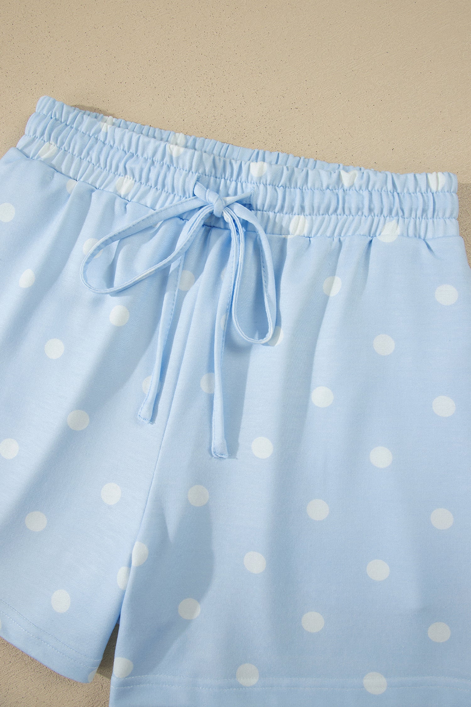 Kimber Polka Dot Loose Tee with Exposed Seam Details