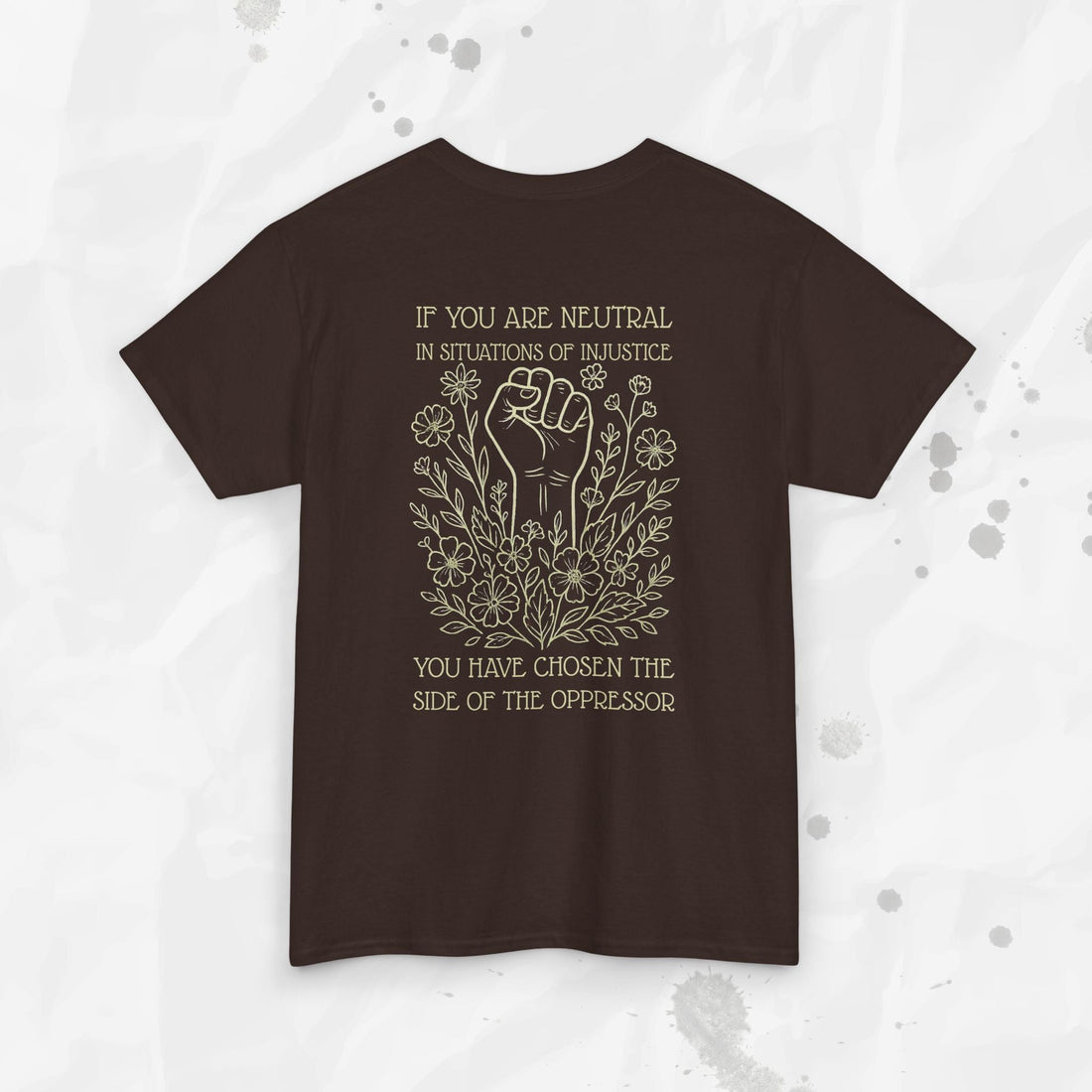 You Have Chosen the Side Graphic T-Shirt in Navy or Coral - Image 5