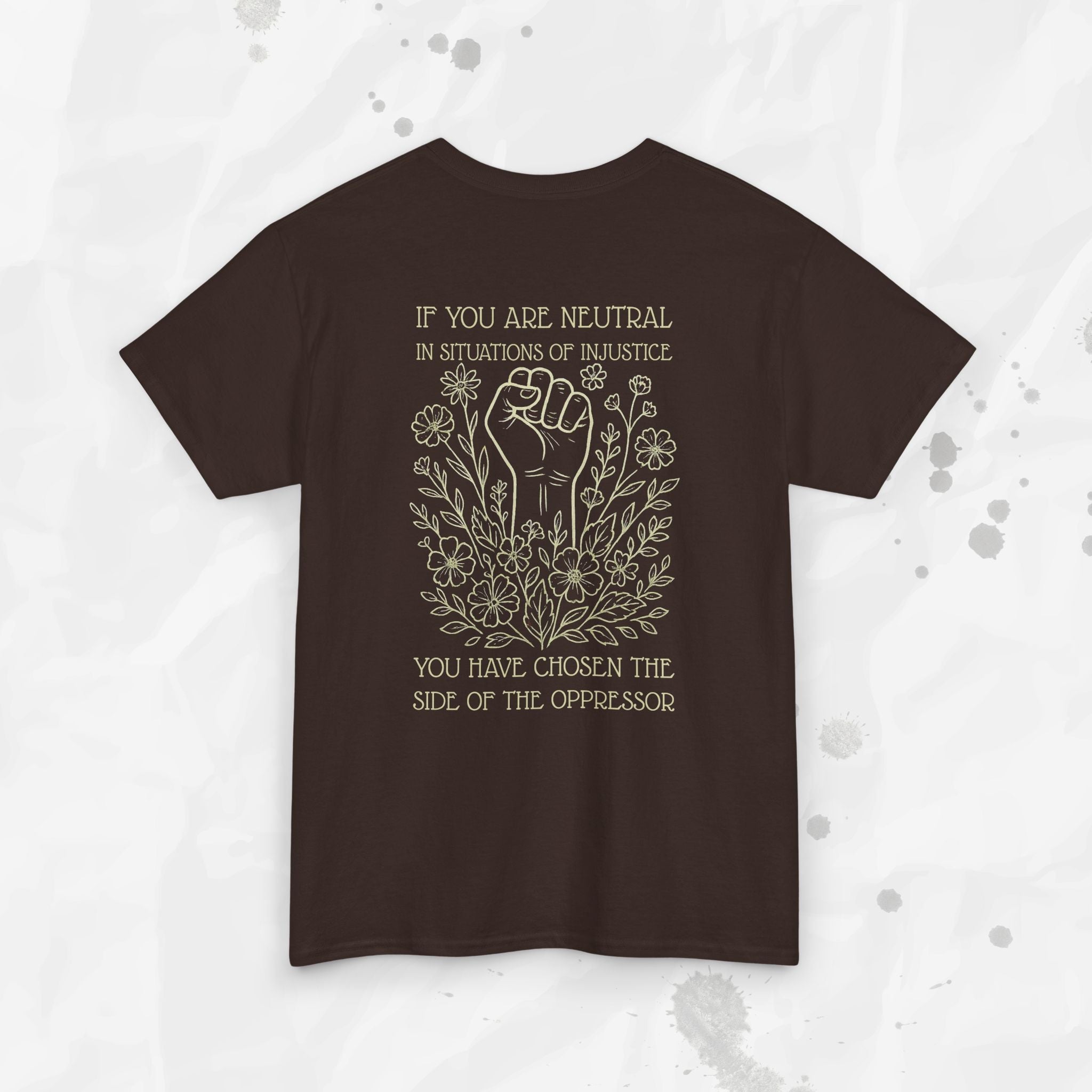 You Have Chosen the Side Graphic T-Shirt in Navy or Coral - Image 5