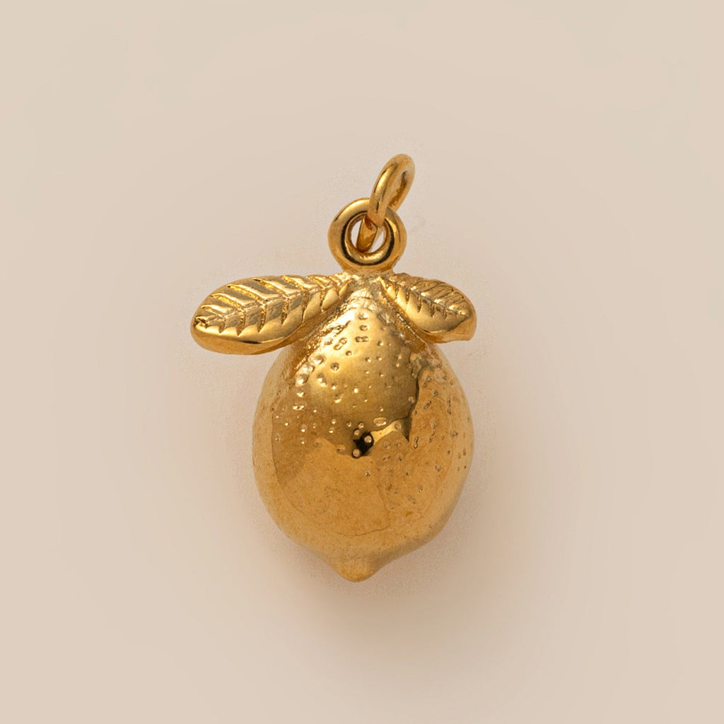 18K Gold Vacuum Plated Small Pendant Necklace