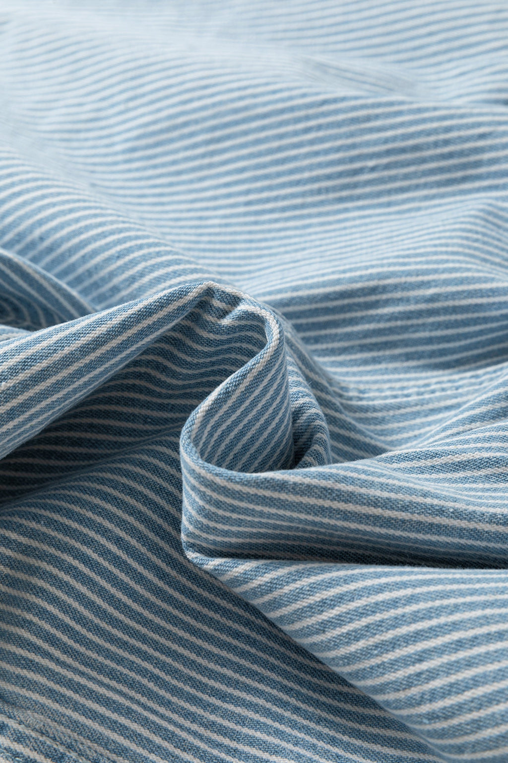 Stripe Drawstring Elastic Waist Casual Denim Shorts