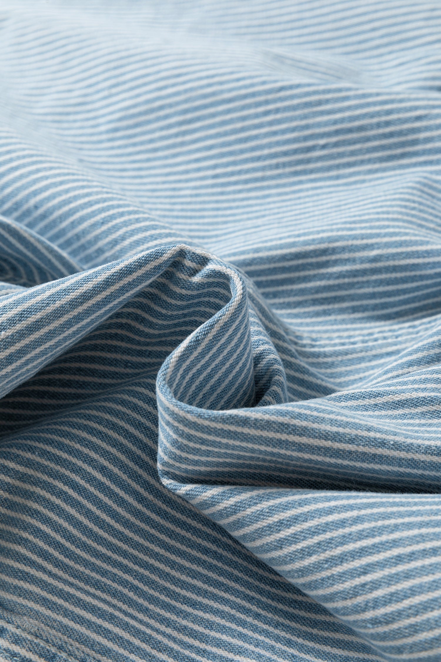 Stripe Drawstring Elastic Waist Casual Denim Shorts