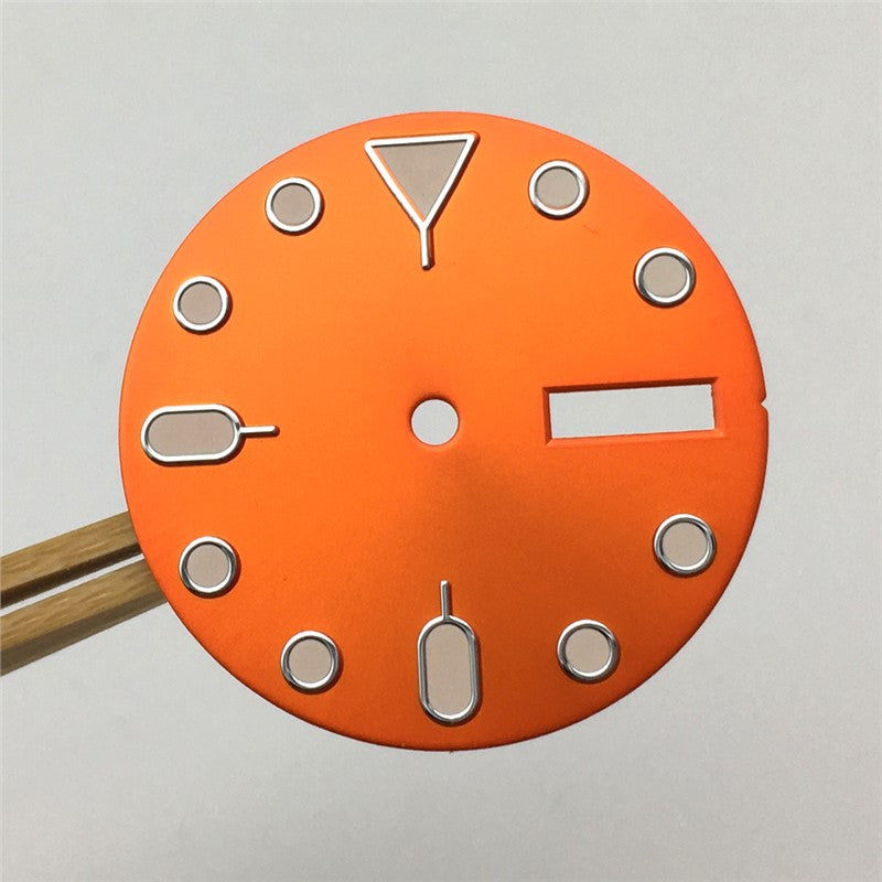 Modified Watch Dial With Luminous Numerals