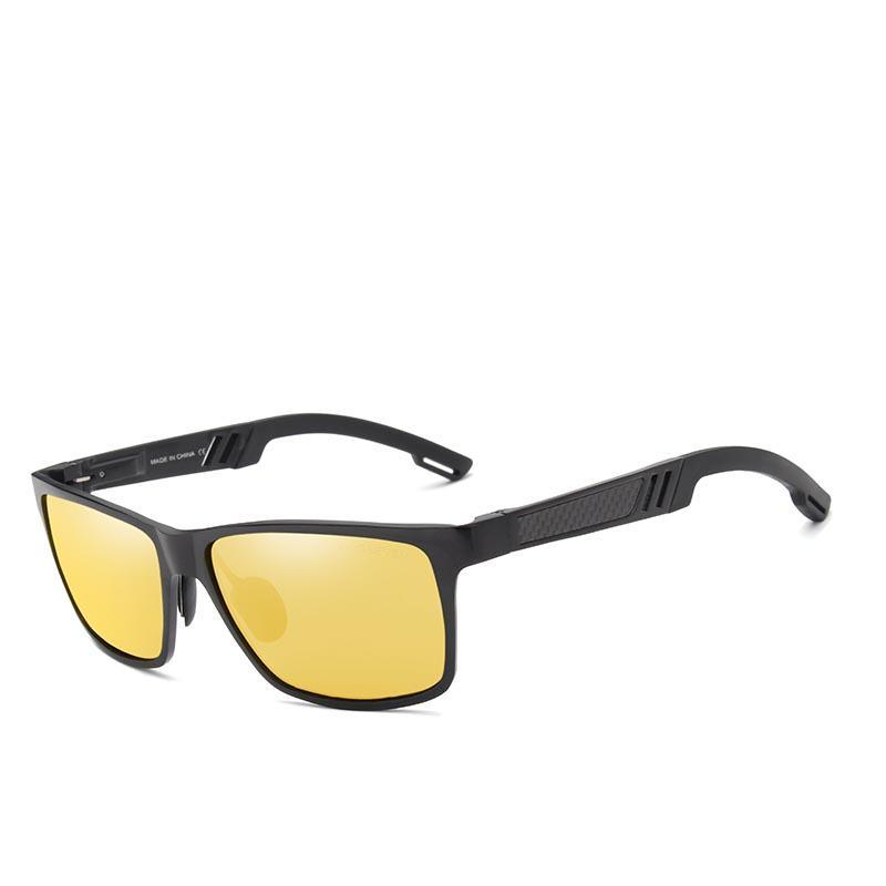 Sporty Aluminum Polarized Sunglasses for Golf and Driving