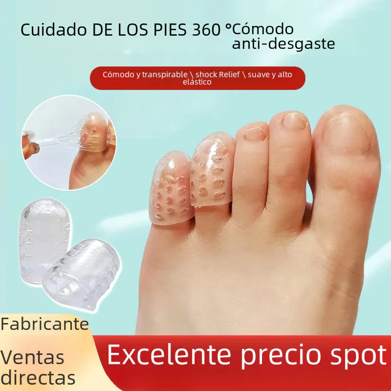 Breathable Silicone Toe Protectors for Foot Defense