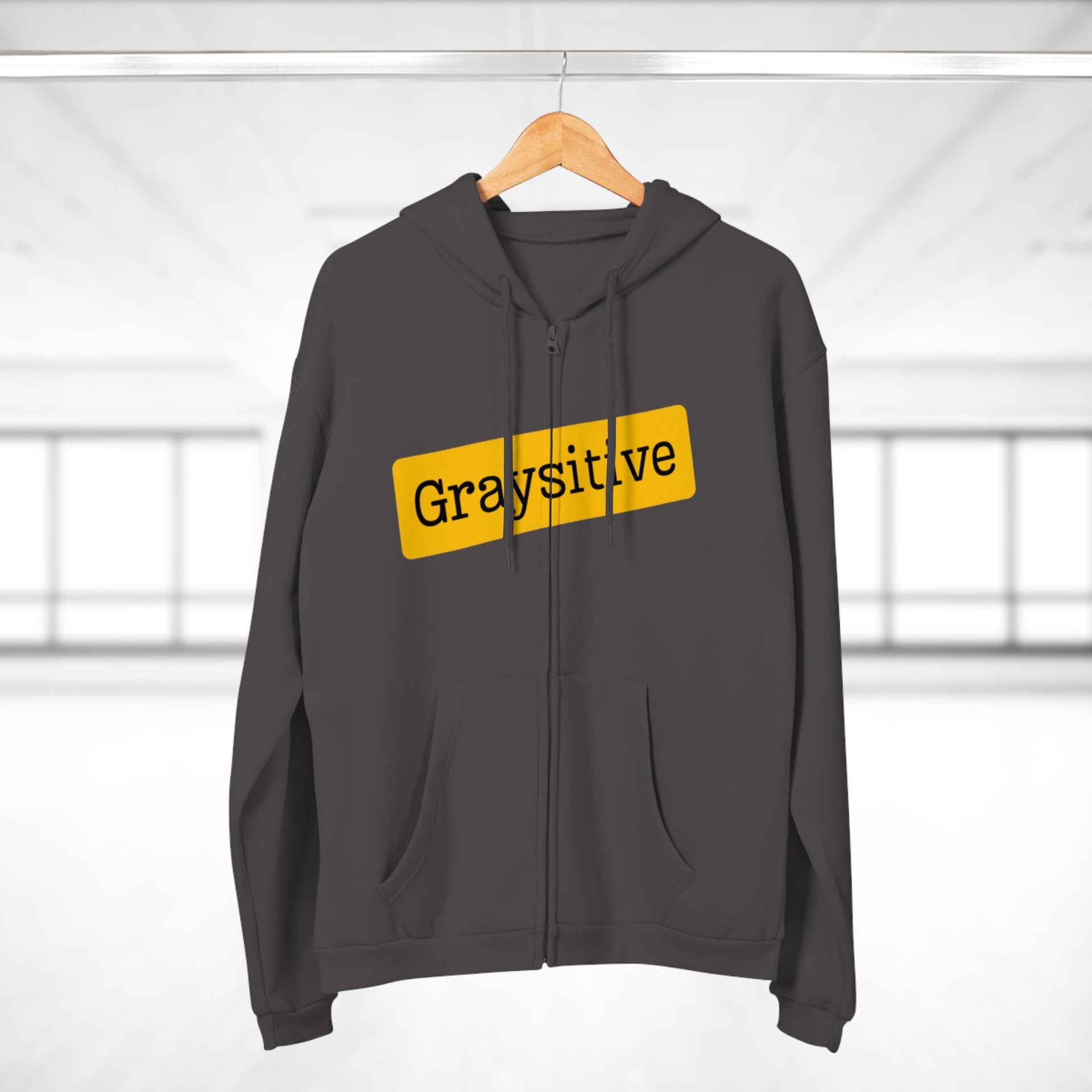 Unisex Hooded Zip Sweatshirt - Streetwear Knit Essential