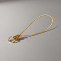 Gold Tumbler Charm Adapter for Flip Straws & Handles