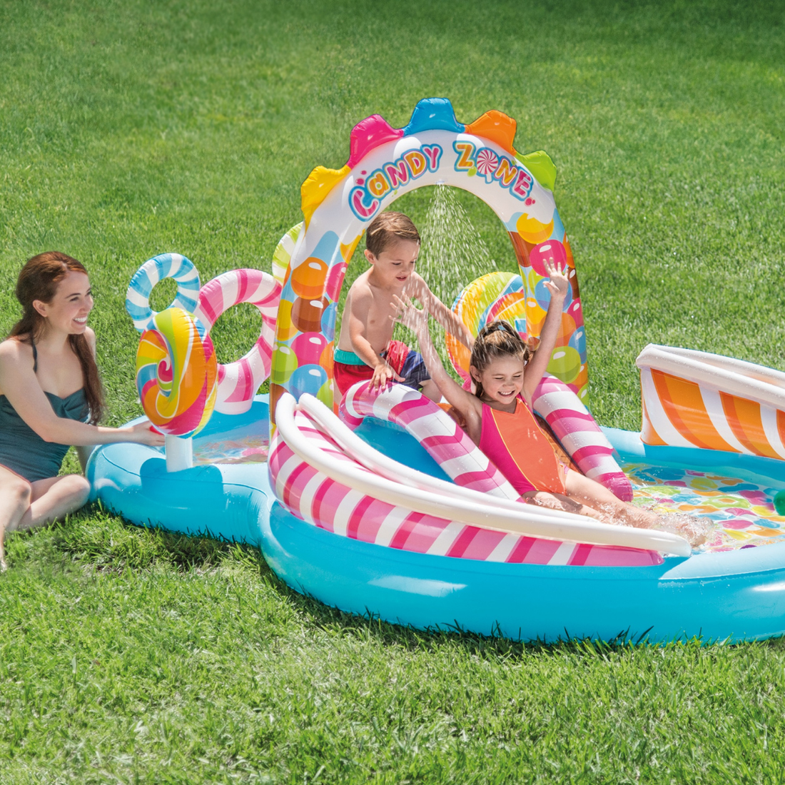 Candy Zone Inflatable Play Center for Toddlers 116 inch - Image 2