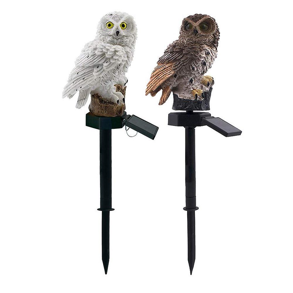 Solar LED Owl Garden Stake Light, Waterproof Outdoor Decor