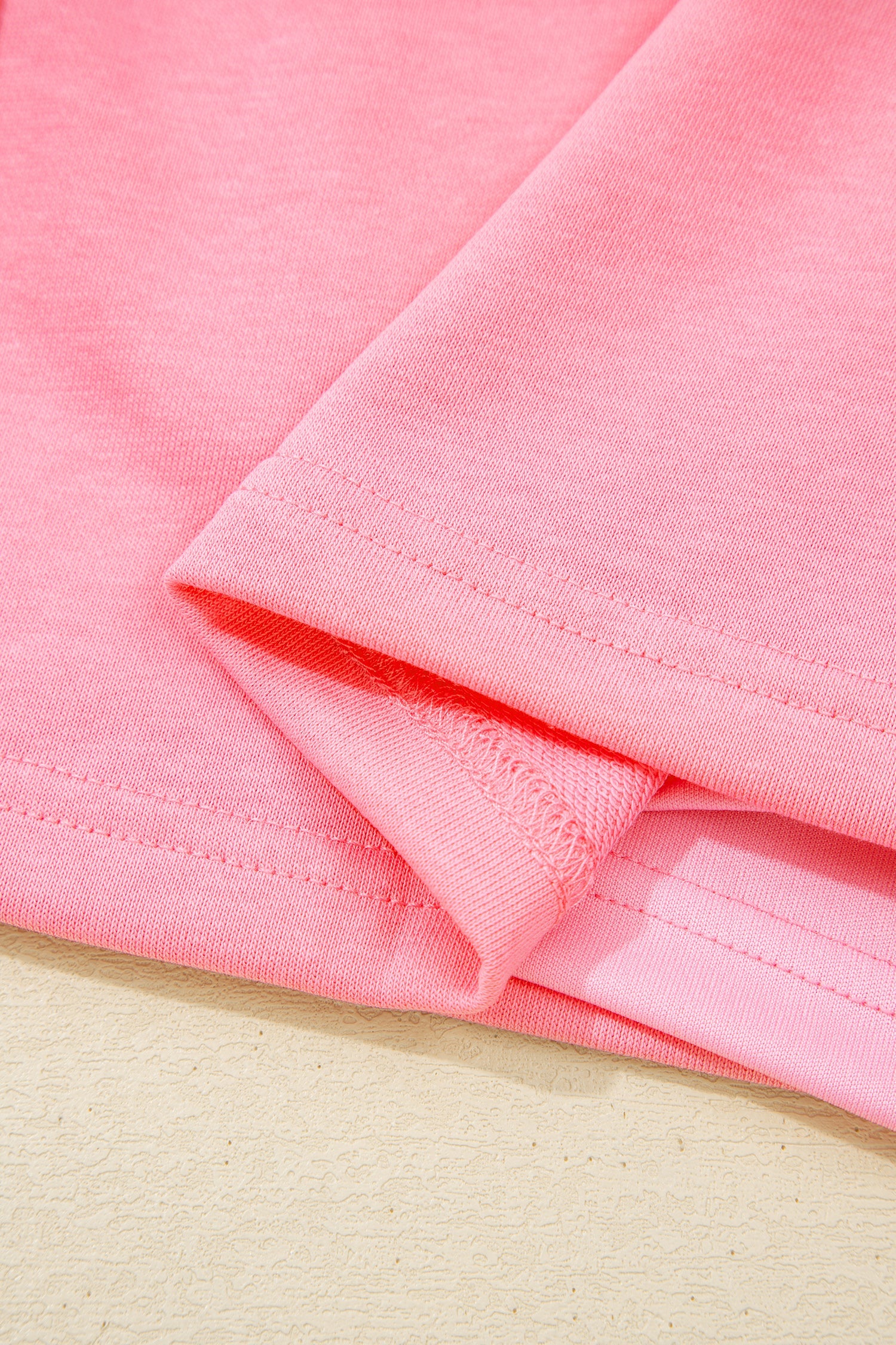 Pink Slim Knit Tank Top and Skort Two-Piece Athleisure Set