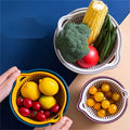 6pcs Stackable Plastic Kitchen Drain Basket Set