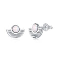 S925 Sterling Silver Opal Earrings For Women Niche Design Style