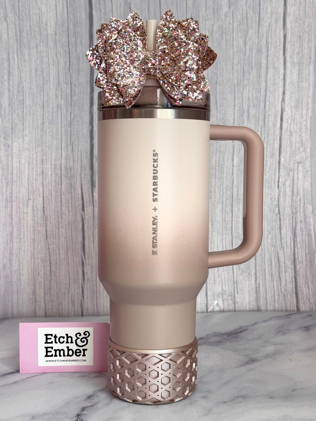 Rose Gold Metallic Waffle Boot