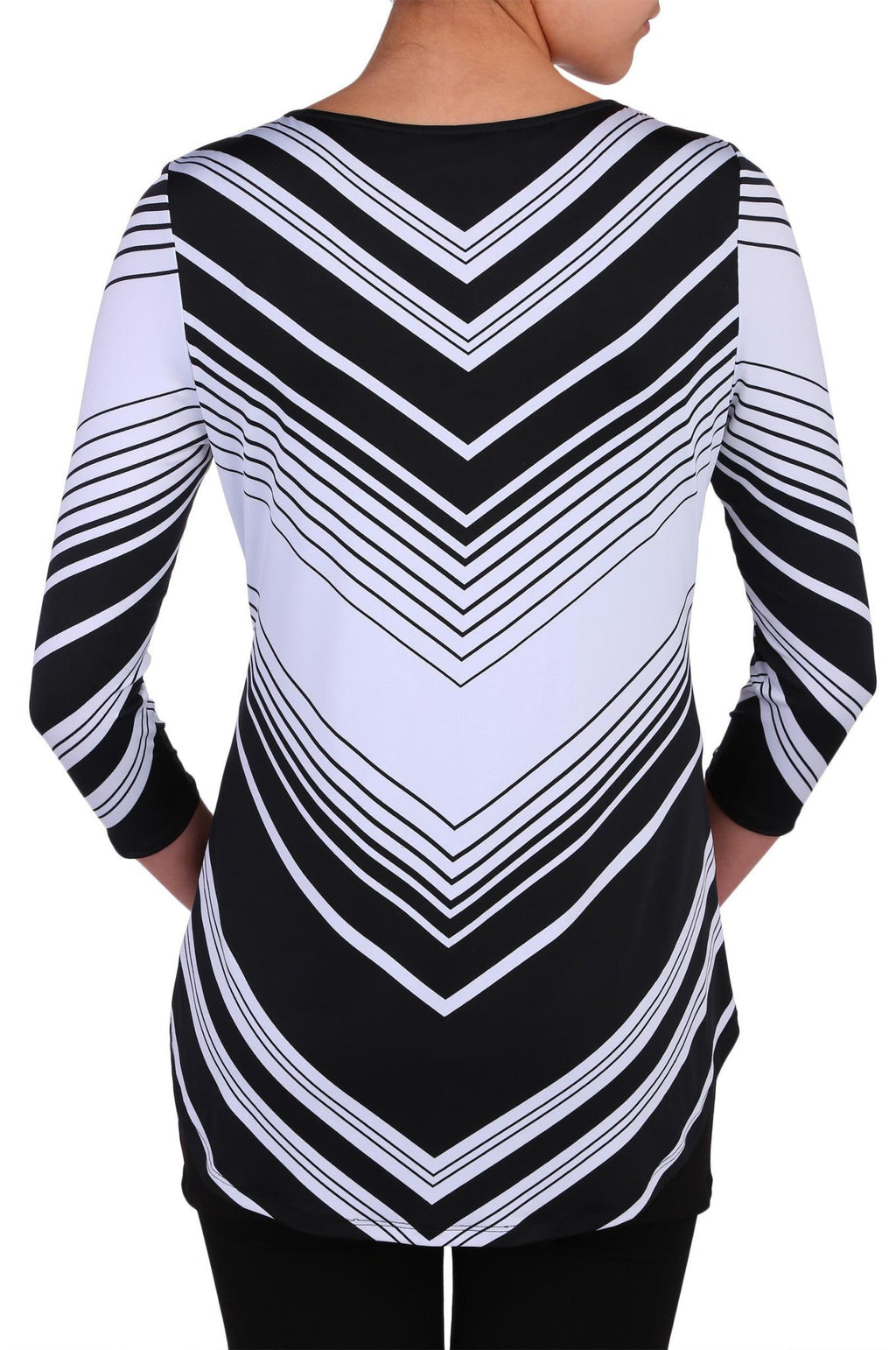 Double Layer Tunic Top - Comfortable Stretch Essential Blouse