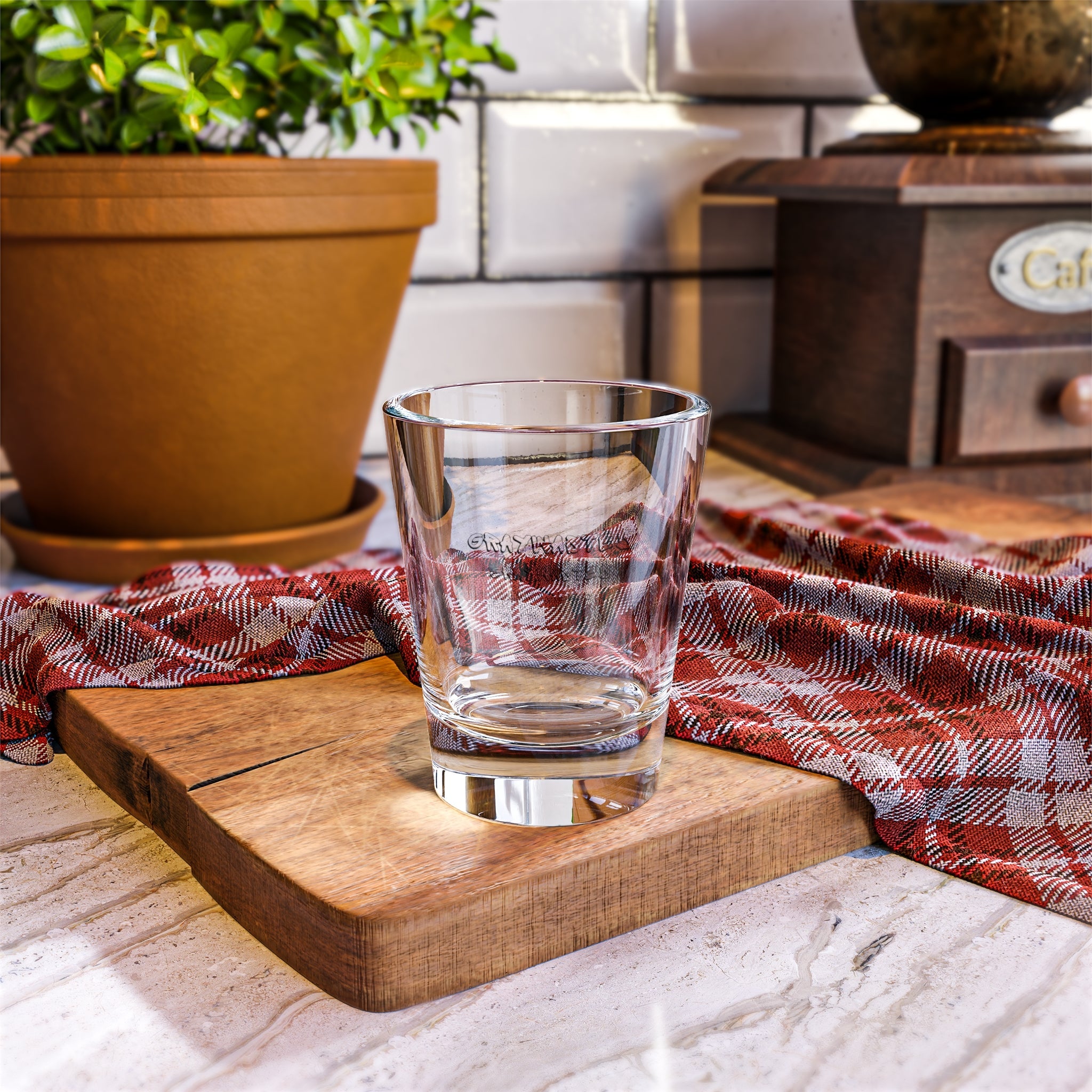Minimalist 1.5oz Clear Glass Shot Glass for Modern Barware