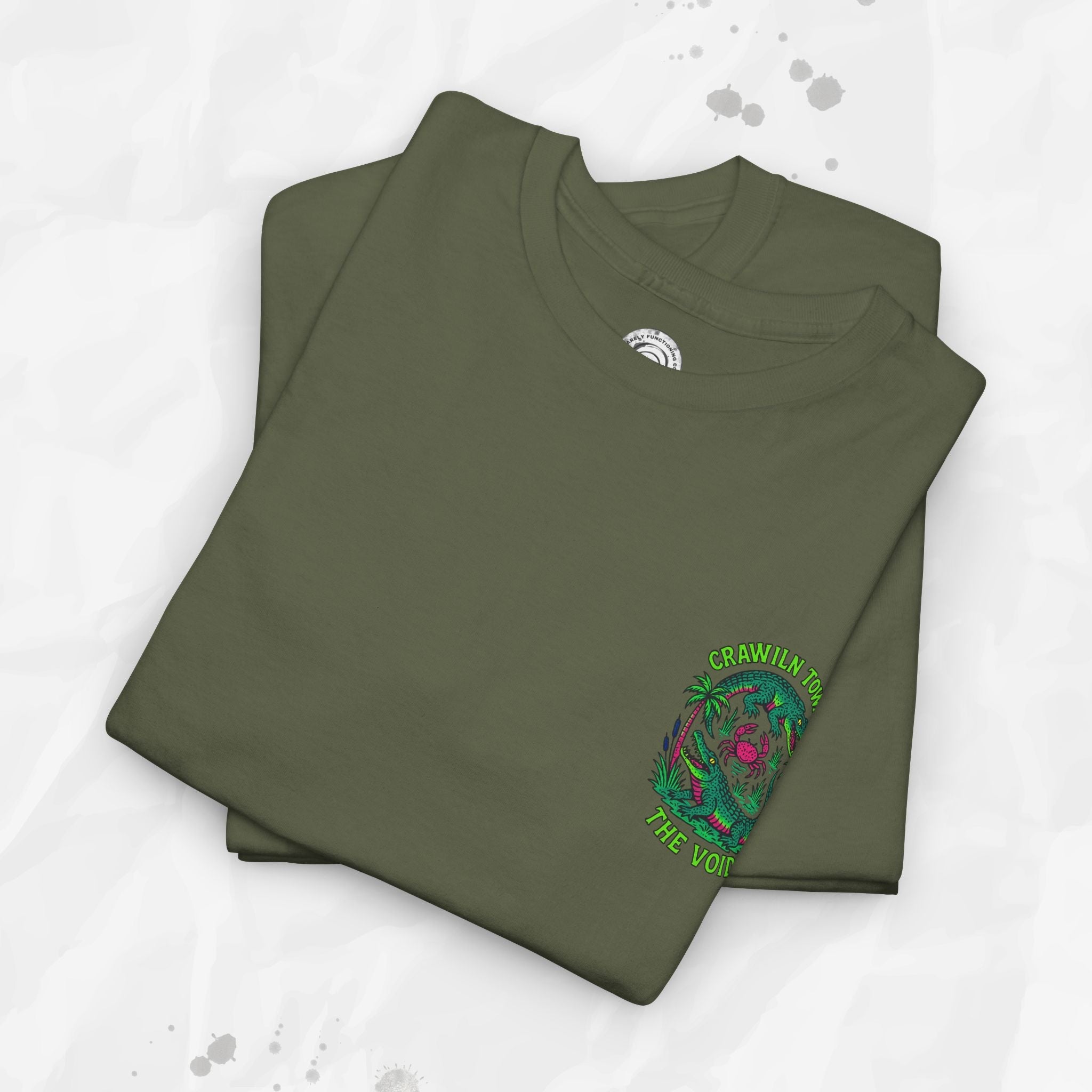 Crawlin’ Towards the Void – T-Shirt (Pocket Print)
