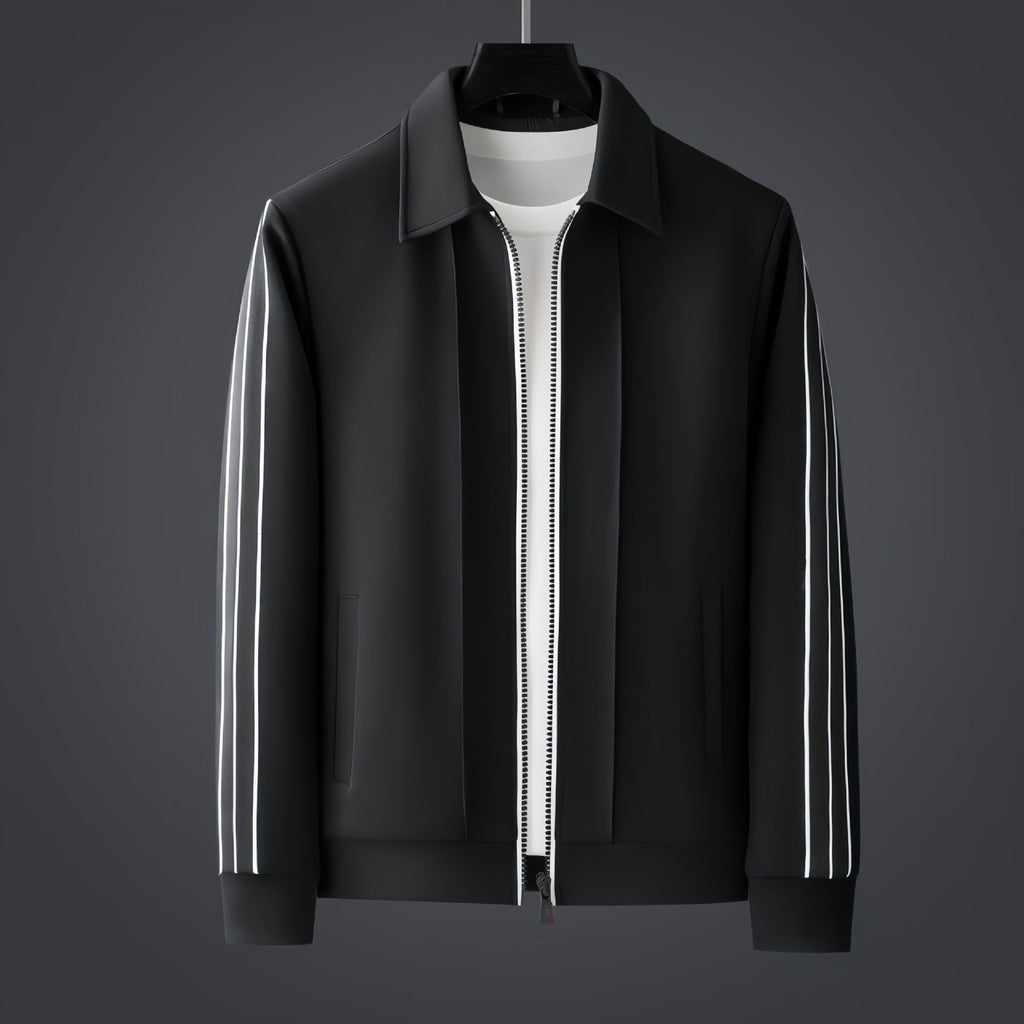 Men's Sporty Zip-Up Cardigan Sweater