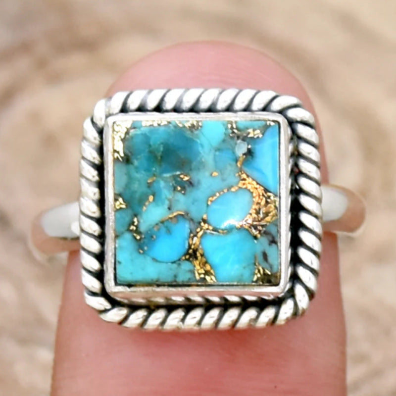 Elegant Southwestern Bohemian Silver Ring for Women