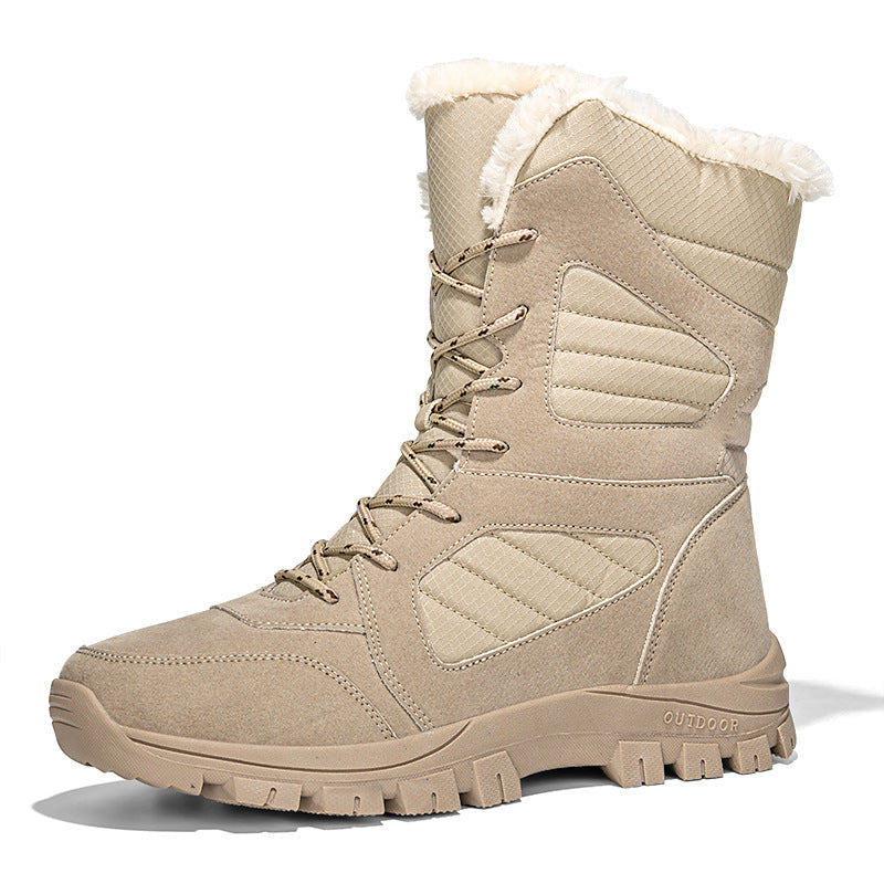 Women’s Waterproof High-Top Winter Snow Boots with Fleece Lining - Image 5