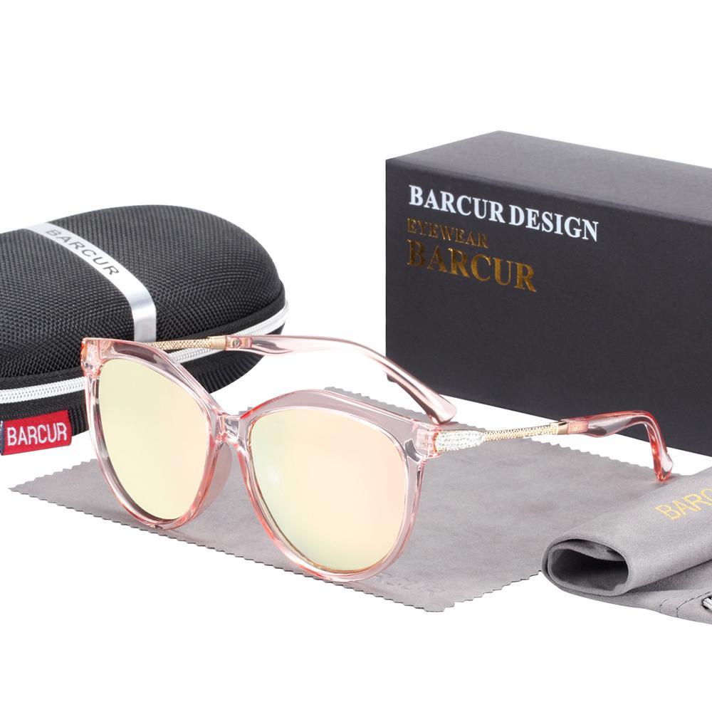 Polarized Cat Eye Sunglasses for Women with Gradient Lenses