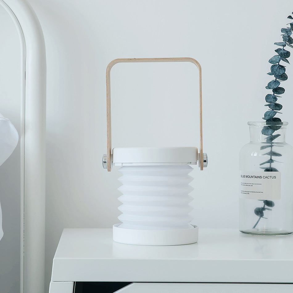 Foldable LED Lantern Lamp - Portable Touch Dimmable Reading Light