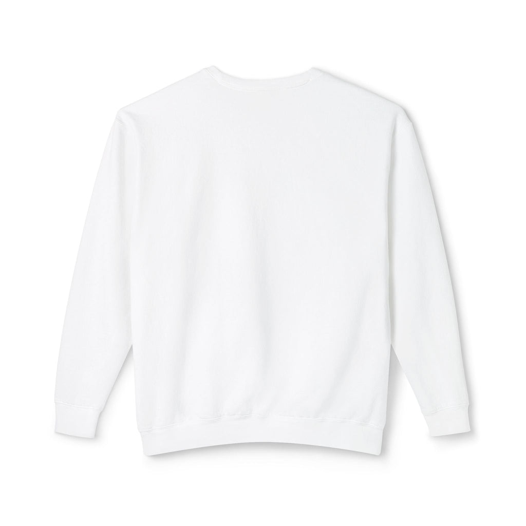 Unisex Lightweight Crewneck Sweatshirt in Charcoal and Cream