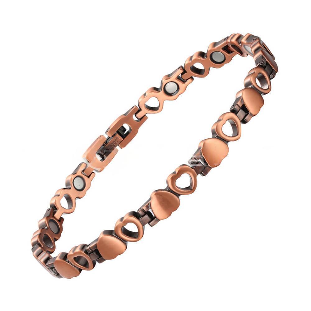 Women's Magnetic Red Copper Bracelet