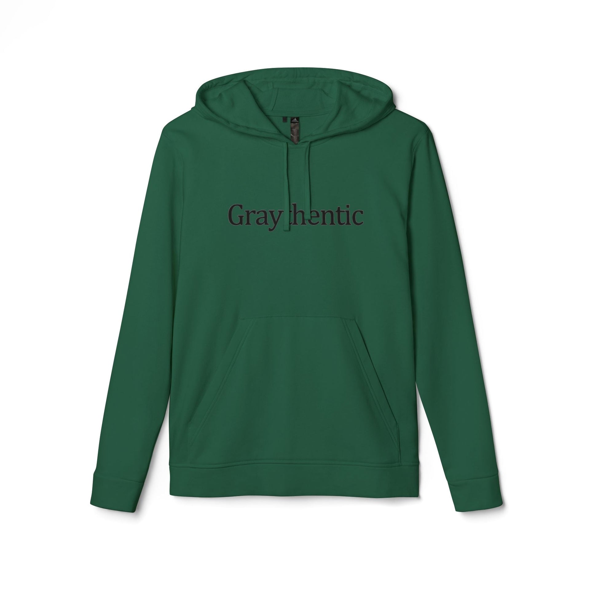 Unisex Fleece Pullover Hoodie in Red, Dark-Gray and White