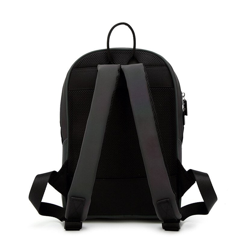 Women's Iridescent Geometric Luminous Backpack - Harajuku - Image 4