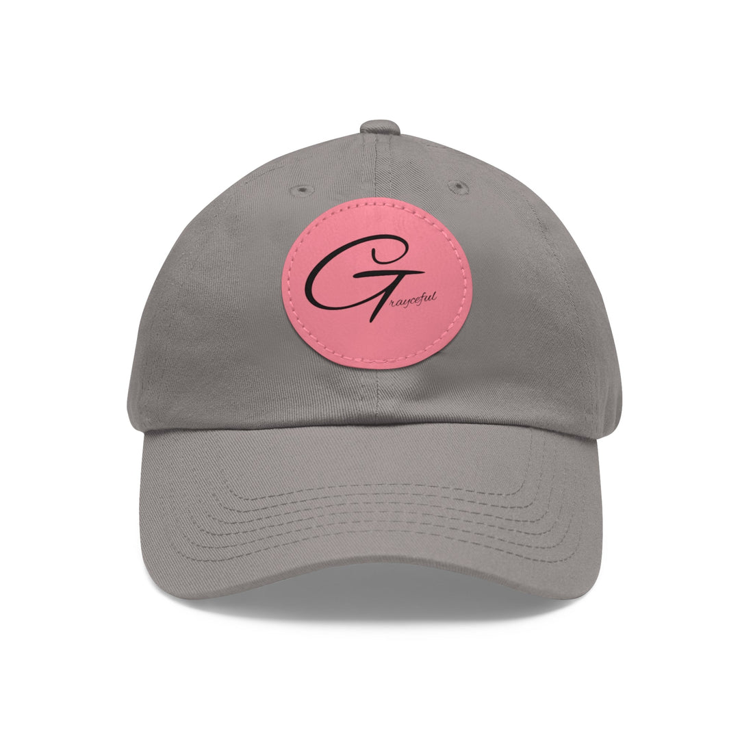 Unstructured Cotton Baseball Cap with Minimalist Leather Patch