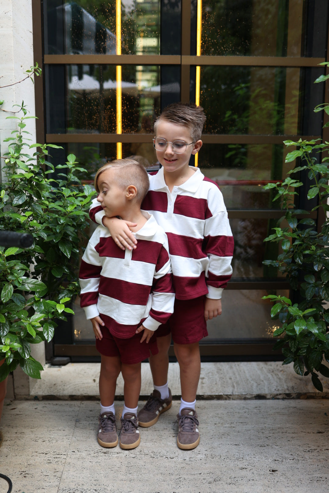 Child Rugby Sweatshirt | Deep Cranberry