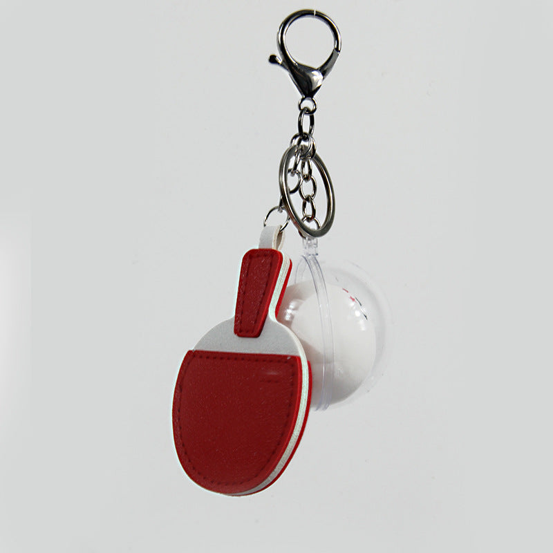 Sports Table Tennis Racket Bag Pendant