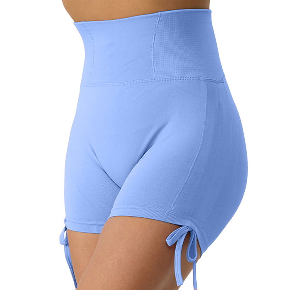 Seamless High-Waist Peach-Butt Yoga Pants 3/4 Length Leggings
