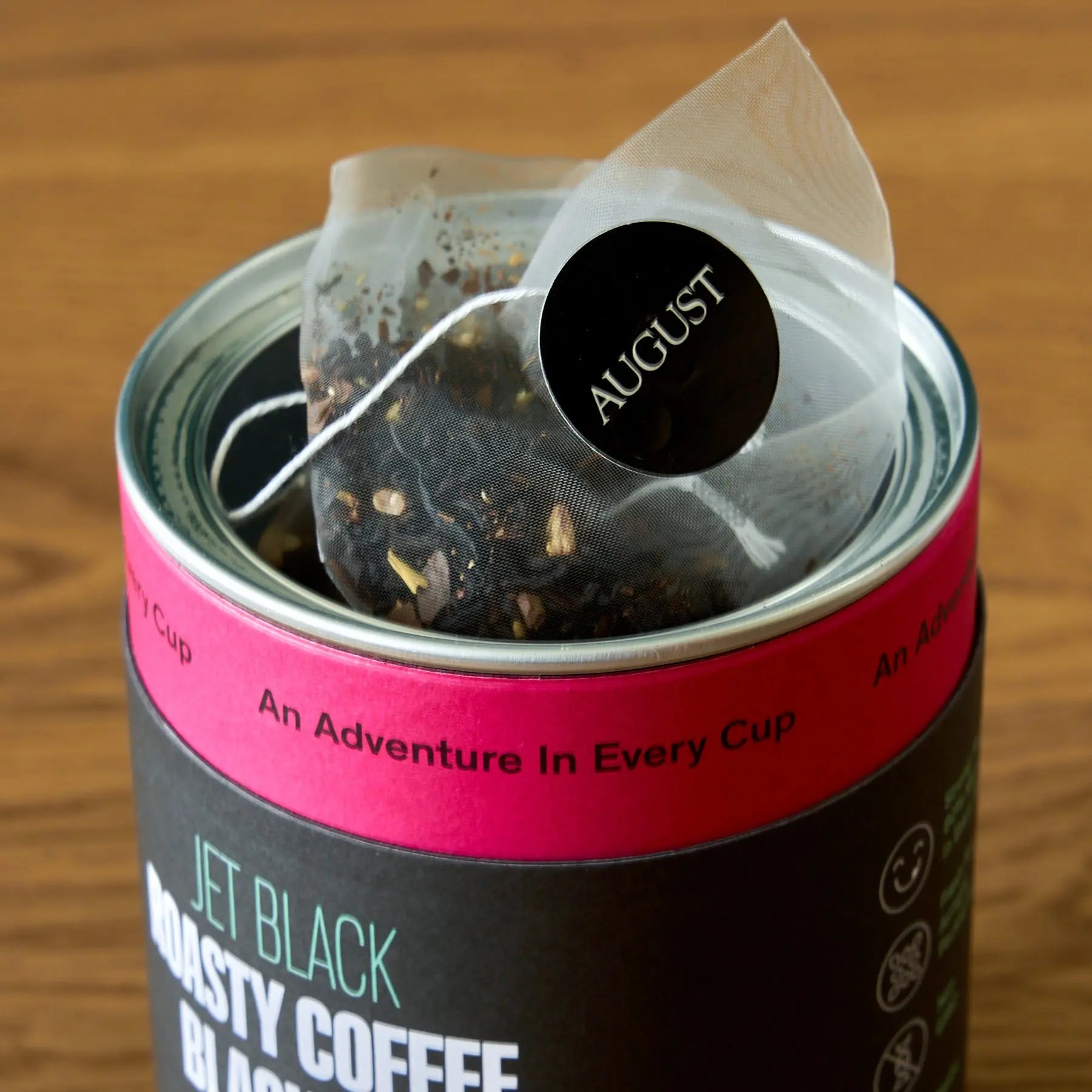 Jet Black Roasty Coffee and Black Tea Blend 15 Tea Bags - Image 8