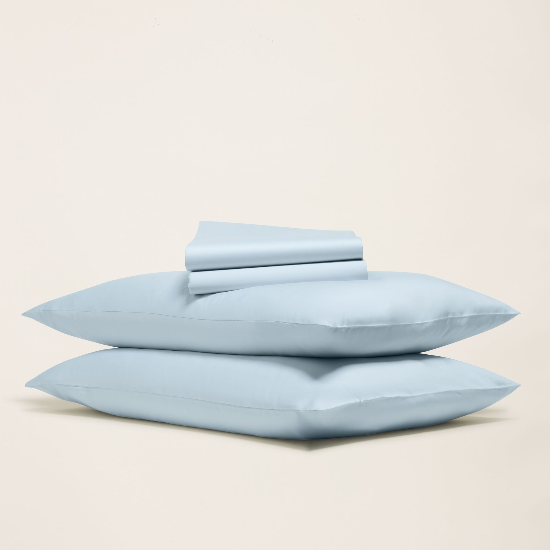 Australian Cotton Sateen Sheet Set in Solid and Stripe - Image 7