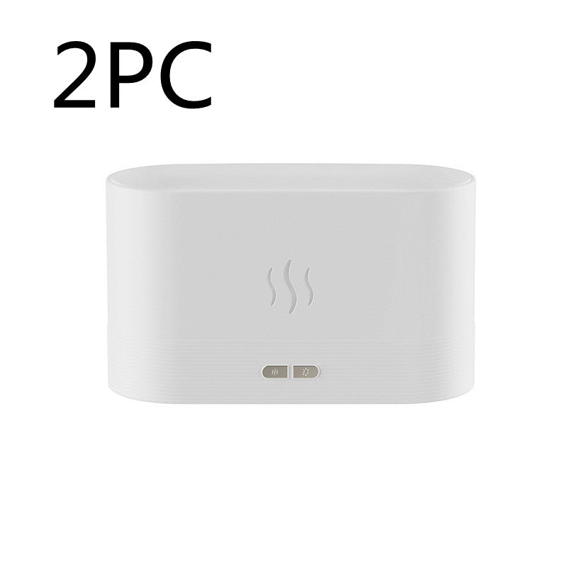 Modern LED Flame Aroma Diffuser & Ultrasonic Mist Humidifier