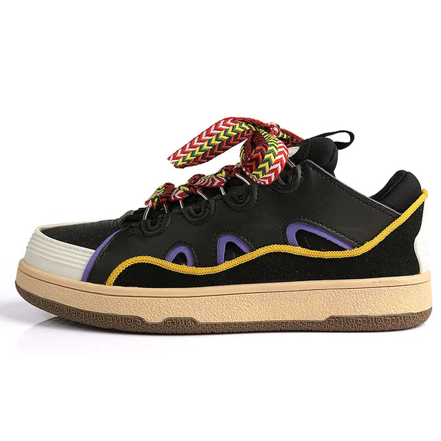Women's Leopard Print & Zebra Platform Fashion Sneakers - Image 8