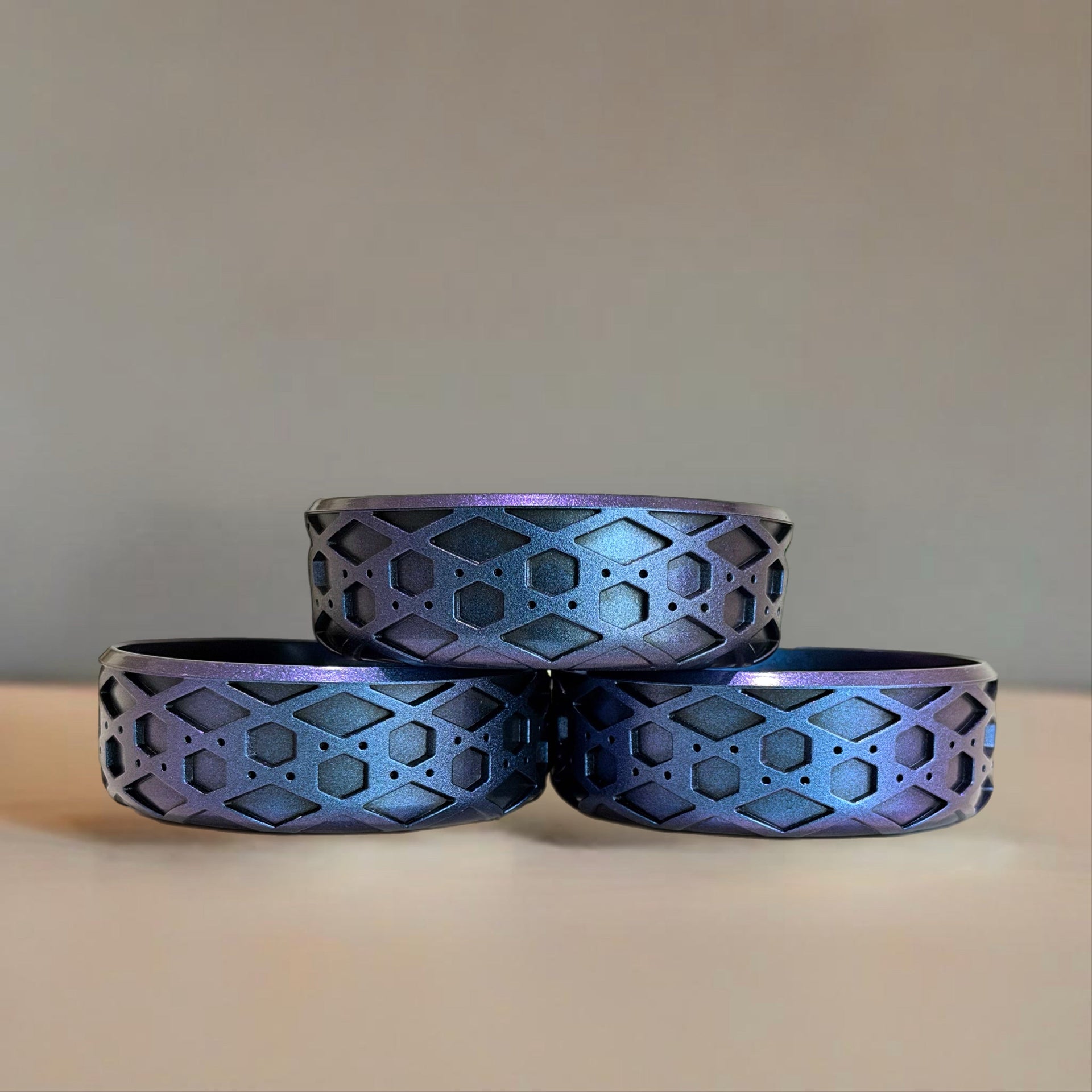 Blue Metallic 3.25” Waffle Shorty Boot